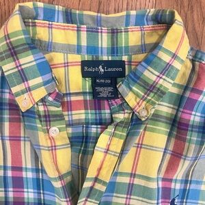 Ralph Lauren Kids Multicolor Plaid Button-Down Shirt